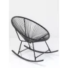 Outdoormöbel-KARE Design Schaukelstuhl Acapulco Schwarz