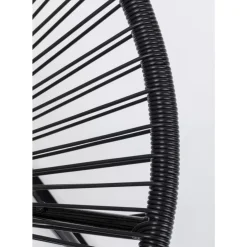 Outdoormöbel-KARE Design Schaukelstuhl Acapulco Schwarz