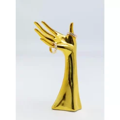 Aufbewahrung & Ordnung-KARE Design Schmuckaufbewahrung Hand Gold 10X20Cm