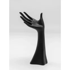 Aufbewahrung & Ordnung-KARE Design Schmuckaufbewahrung Hand Schwarz 10X20Cm