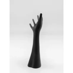 Aufbewahrung & Ordnung-KARE Design Schmuckaufbewahrung Hand Schwarz 10X20Cm