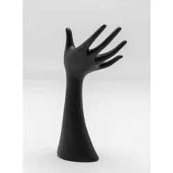 Aufbewahrung & Ordnung-KARE Design Schmuckaufbewahrung Hand Schwarz 10X20Cm