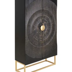 Regale-KARE Design Schrank Madeira Dunkel 76X140Cm