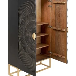 Regale-KARE Design Schrank Madeira Dunkel 76X140Cm