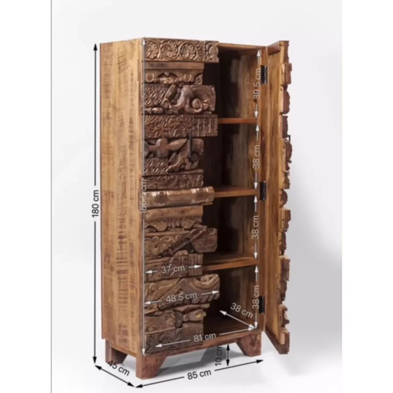 Regale-KARE Design Schrank Shanti Surprise Puzzle Nature 2Trg.