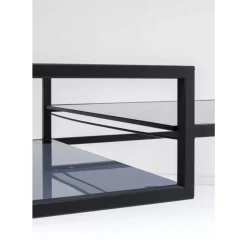 Tische-KARE Design Schreibtisch Loft Schwarz 134X60Cm