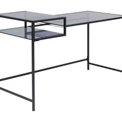 Tische-KARE Design Schreibtisch Loft Schwarz 134X60Cm