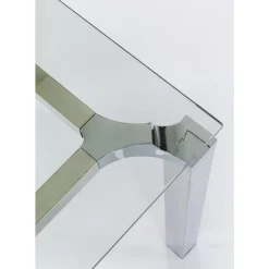 Tische-KARE Design Schreibtisch Lorenco Chrom Winkelcombi 210X180Cm