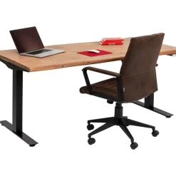 Tische-KARE Design Schreibtisch Office Harmony Schwarz 200X100