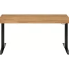 Tische-KARE Design Schreibtisch Office Jackie Eiche Schwarz 160X80