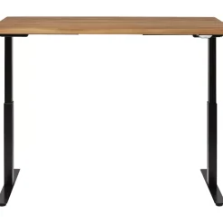 Tische-KARE Design Schreibtisch Office Jackie Eiche Schwarz 160X80