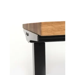 Tische-KARE Design Schreibtisch Office Jackie Eiche Schwarz 160X80