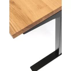 Tische-KARE Design Schreibtisch Office Jackie Eiche Schwarz 160X80
