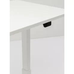 Tische-KARE Design Schreibtisch Office Smart Weis Weis 120X70