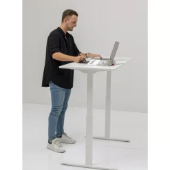 Tische-KARE Design Schreibtisch Office Smart Weis Weis 120X70