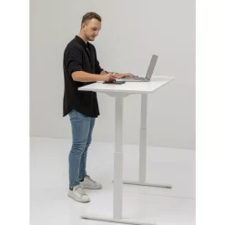 Tische-KARE Design Schreibtisch Office Smart Weis Weis 120X70