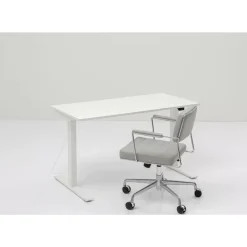 Tische-KARE Design Schreibtisch Office Smart Weis Weis 120X70