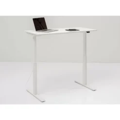 Tische-KARE Design Schreibtisch Office Smart Weis Weis 120X70