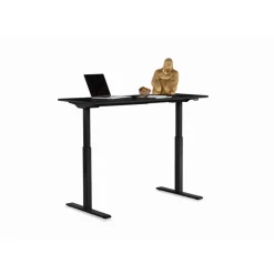 Tische-KARE Design Schreibtisch Office Smart Schwarz Schwarz 140X60