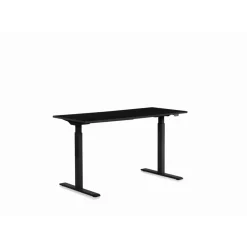 Tische-KARE Design Schreibtisch Office Smart Schwarz Schwarz 140X60