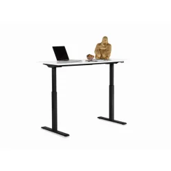 Tische-KARE Design Schreibtisch Office Smart Schwarz Weis 160X80