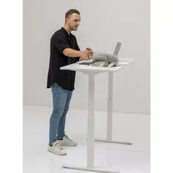Tische-KARE Design Schreibtisch Office Smart Weiss Weiss 160X80