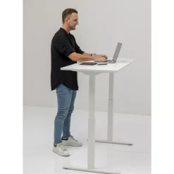 Tische-KARE Design Schreibtisch Office Smart Weiss Weiss 160X80