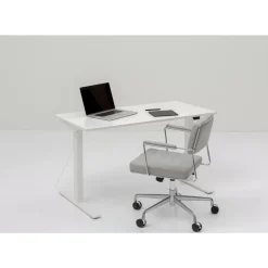 Tische-KARE Design Schreibtisch Office Smart Weiss Weiss 160X80