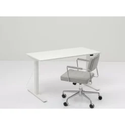 Tische-KARE Design Schreibtisch Office Smart Weiss Weiss 160X80