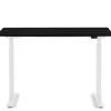 Tische-KARE Design Schreibtisch Office Smart Weis Schwarz 120X70