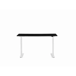 Tische-KARE Design Schreibtisch Office Smart Weis Schwarz 140X60
