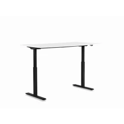 Tische-KARE Design Schreibtisch Office Smart Schwarz Weiss 120X70