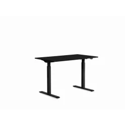 Tische-KARE Design Schreibtisch Office Smart Schwarz Schwarz 120X70