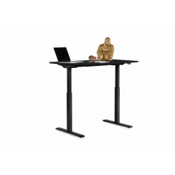 Tische-KARE Design Schreibtisch Office Smart Schwarz Schwarz 120X70