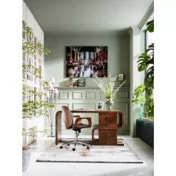 Tische-KARE Design Schreibtisch Soft Snake Walnut 150X70Cm