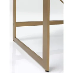 Tische-KARE Design Schreibtisch Soran Gold 120X50Cm