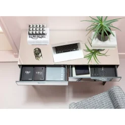 Tische-KARE Design Schreibtisch Soran Schwarz 120X50Cm