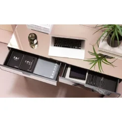 Tische-KARE Design Schreibtisch Soran Schwarz 120X50Cm