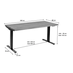 Tische-KARE Design Schreibtisch Symphony 160X80