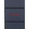 Kleinmöbel & Sonstiges-KARE Design Schuhkipper Caruso 3-Er Anthrazit