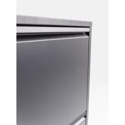 Kleinmöbel & Sonstiges-KARE Design Schuhkipper Caruso 3-Er Anthrazit (Mo)