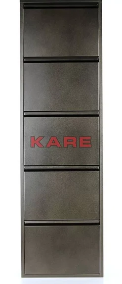Kleinmöbel & Sonstiges-KARE Design Schuhkipper Caruso 5-Er Bronze