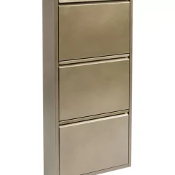 Kleinmöbel & Sonstiges-KARE Design Schuhkipper Caruso 3-Er Bronze