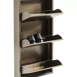 Kleinmöbel & Sonstiges-KARE Design Schuhkipper Caruso 3-Er Bronze