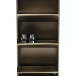 Kleinmöbel & Sonstiges-KARE Design Schuhkipper Caruso 3-Er Bronze