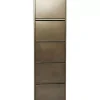 Kleinmöbel & Sonstiges-KARE Design Schuhkipper Caruso 5-Er Bronze (Mo)