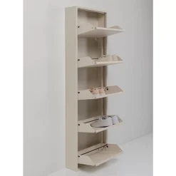Kleinmöbel & Sonstiges-KARE Design Schuhkipper Caruso 5-Er Creme