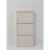 Kleinmöbel & Sonstiges-KARE Design Schuhkipper Caruso 3-Er Creme