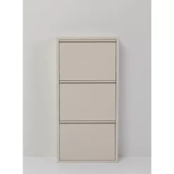 Kleinmöbel & Sonstiges-KARE Design Schuhkipper Caruso 3-Er Creme