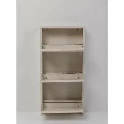 Kleinmöbel & Sonstiges-KARE Design Schuhkipper Caruso 3-Er Creme